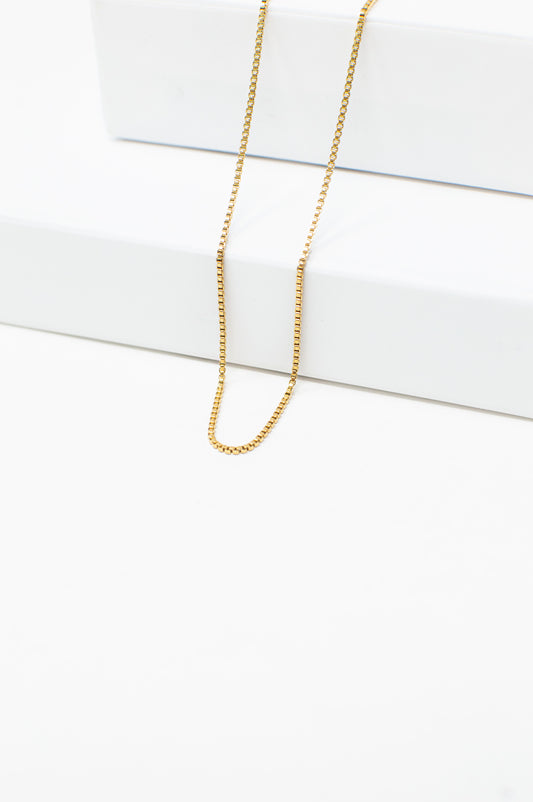 Mini-box Chain Necklace